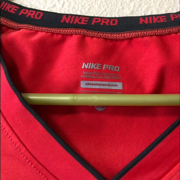 Nike Pro Dri Fit Work Out Short Sleeve Shirt - Picture 3 of 3